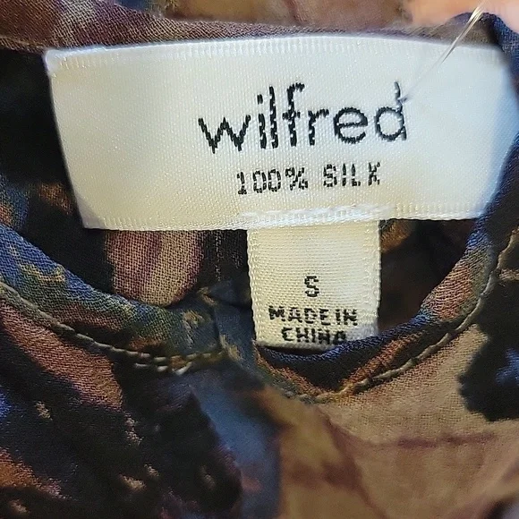 Aritzia WILFRED SILK BLOUSE S - Picture 6 of 6